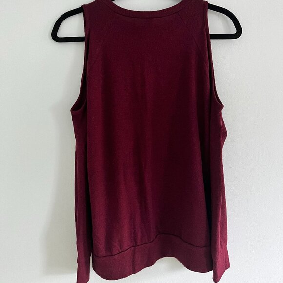 Lord & Taylor's Design Lab Cold Shoulder Women's Top - Picture 2 of 4